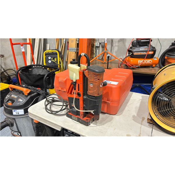 SLUGGER BY FEIN JME HOLEMAKER III ELECTRIC MAG DRILL WITH HARD TRANSPORT CASE