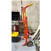 Image 2 : ULINE ORANGE SOLID TIRE DRUM DOLLY