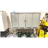 Image 2 : METAL 2 DOOR LABORATORY STORAGE CABINET - 62"W X 36"D X 71"H
