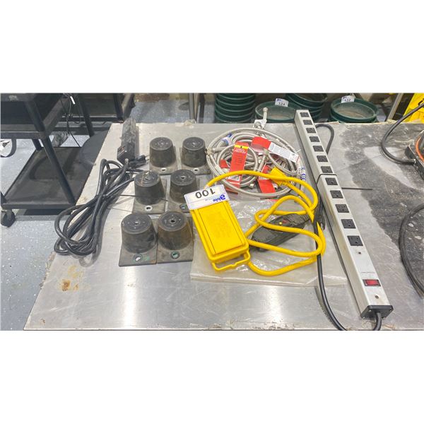 LASCO PRO-FLEX STAINLESS BRAIDED WATER CONNECTOR CABLES, 3 POWER BARS & 6 LABORATORY VIBRATION