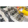Image 2 : LASCO PRO-FLEX STAINLESS BRAIDED WATER CONNECTOR CABLES, 3 POWER BARS & 6 LABORATORY VIBRATION