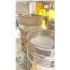 Image 4 : STACK OF COMMERCIAL LABORATORY TEST SIEVES IN ASSORTED SIZES NO 6 - 400