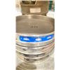 Image 2 : STACK OF COMMERCIAL LABORATORY TEST SIEVES IN ASSORTED SIZES NO 6 - 320
