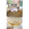 Image 2 : STACK OF COMMERCIAL LABORATORY TEST SIEVES IN ASSORTED SIZES NO 4 - 120