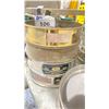 Image 2 : STACK OF COMMERCIAL LABORATORY TEST SIEVES IN ASSORTED SIZES NO 104 - 325