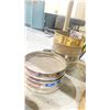 Image 3 : STACK OF COMMERCIAL LABORATORY TEST SIEVES IN ASSORTED SIZES NO 104 - 325