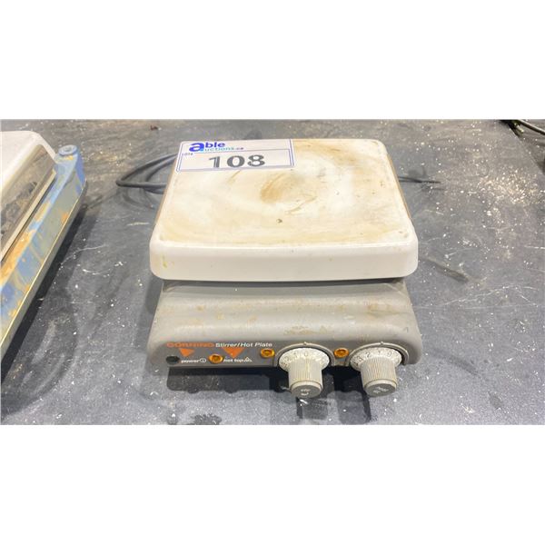 CORNING COMMERCIAL LABORATORY PC-420 STIRRER/ HOTPLATE