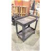 Image 3 : BLACK 2 TIER PRODUCT CART *CONTENTS NOT INCLUDED*