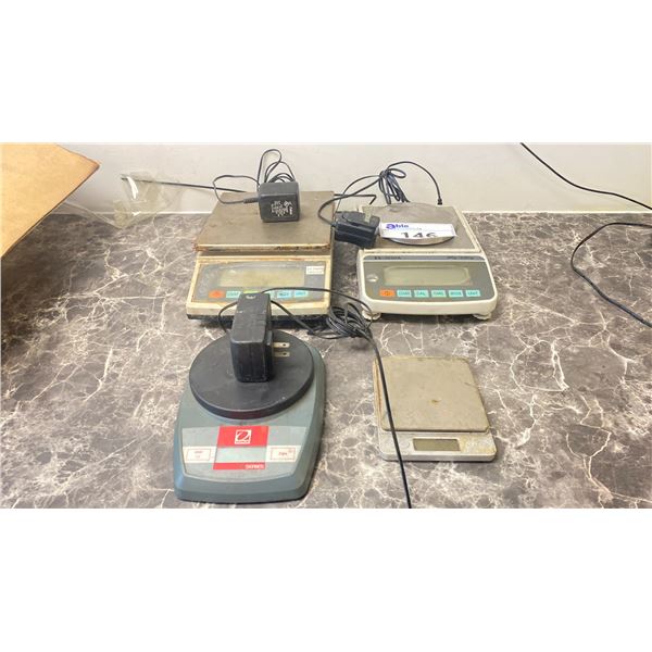 4 ASSORTED COMMERCIAL LABORATORY SCALES