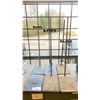 Image 1 : 6 - UNIVERSAL PLATE STANDS WITH SUPPORT RODS & CLAMPS *ONE IS PLATE ONLY*