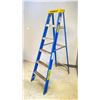 Image 1 : FEATHERLITE 6' FIBREGLASS /ALUMINUM STEP LADDER