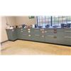 Image 3 : LARGE LABORATORY COUNTER SYSTEM WITH CUPBOARDS & DRAWERS - APPROX. 246"W X 144"D X 36"H
