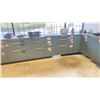 Image 4 : LARGE LABORATORY COUNTER SYSTEM WITH CUPBOARDS & DRAWERS - APPROX. 246"W X 144"D X 36"H