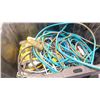 Image 2 : STORAGE BIN OF ASSORTED SIZE/ GAUGE EXTENSION CORDS