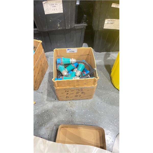 BOX OF ELECTRICAL QUICK DISCONNECTS 240/480V  - APPROX. 20