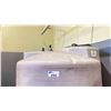 Image 2 : PLASTIC 500 GALLON  CONE BOTTOM TANK ON PLASTIC STAND