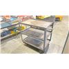 Image 3 : GREY METAL 3 TIER PRODUCT CART