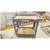 Image 3 : HUSKY BLACK PLASTIC 2 TIER PRODUCT CART