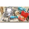 Image 1 : ELECTRIC HAND TOOLS - INCLUDING DREMEL, GRINDER, SKILLSAW, MAKITA HEAT GUN & MILWAUKEE HOLE SAW