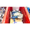 Image 3 : 3 RED CRATES OF ASSORTED  1" BALL VALVES & THREADED FITTINGS -APPROX. 60 VALVES