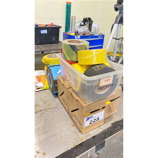ASSORTED SAFETY MARKINGS, TAPES 7 LABELS
