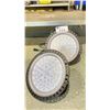 Image 1 : PAIR OF 1' DIAMETER LED PLUG IN LIGHTS