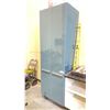 Image 3 : METAL IKEA CABINET SYSTEM 91"W X 25 3/4"D X 36"H TO COUNTERTOP WITH A 95"H X 25"D 31 1/2"W 4 DOOR