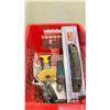 Image 3 : STANLEY PROFESSIONAL GRADE 122 PC SOCKET SET & RED BASKET OF CONCRETE TROWELS & CHIPPING TOOLS &