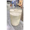 Image 4 : 2 PLASTIC LIQUID STORAGE CONTAINERS - 65 GALLON & 25 GALLON