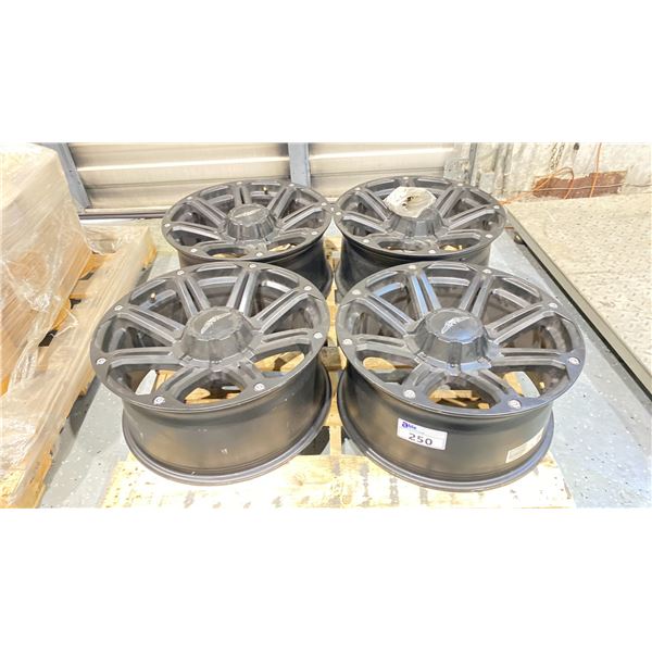 4 AMERICAN EAGLE ALLOY RIMS 20 X 9 BOLT PATTERN 5 ON 5 1/2 OFFSET + 25 MM