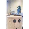 Image 3 : 200 GALLON CONE BOTTOM PLASTIC TANK ON STEEL STAND WITH A HAYWARD GORDON MIXER GX-54 3 HP