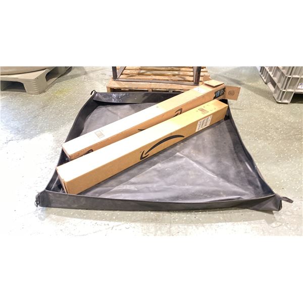2 PORTABLE SPILL CONTAINMENT MATS 47" X 47"