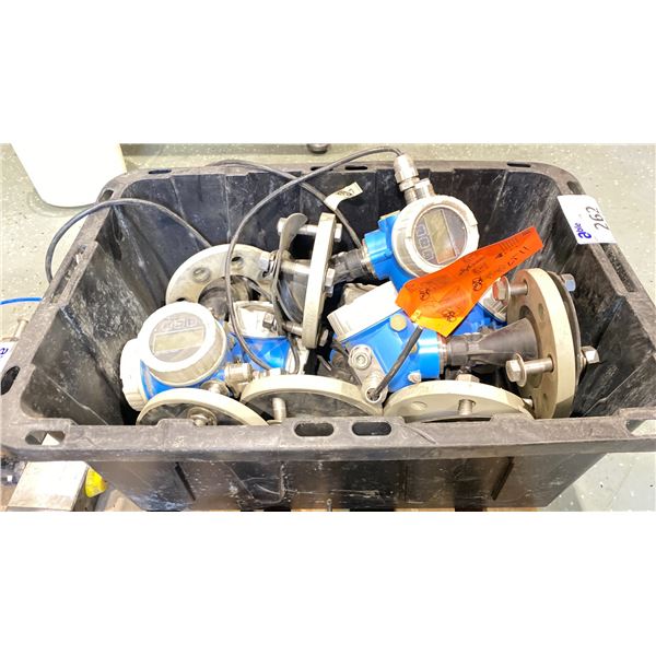 GROUP OF 6 ENDRESS+HAUSER FMR50-C543/0 FLO METERS