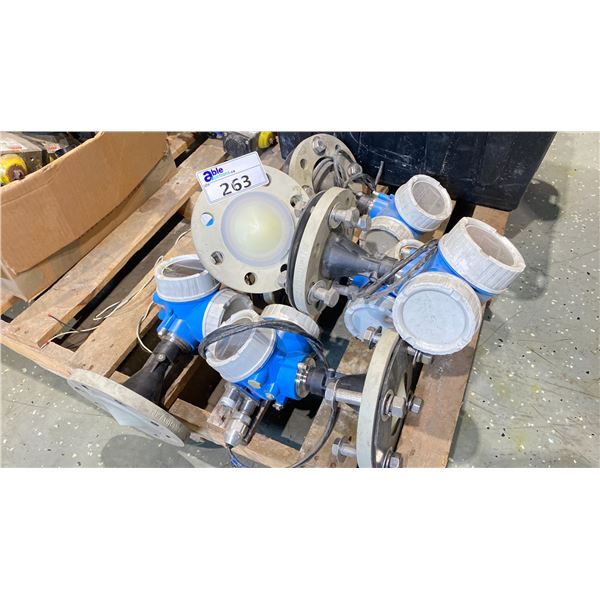 GROUP OF 6 ENDRESS+HAUSER FMR50-C543/0 FLO METERS
