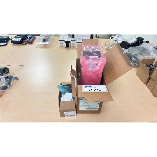 ALAN BRADLEY POWER FLEX 525 AC DRIVE 5 HP WITH 4 RACK MOUNT FUSES