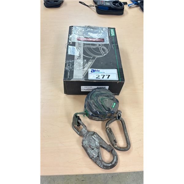 2 - MSA SAFETY 10' WEB SWIVEL HOOK *1 IN BOX/1 USED*