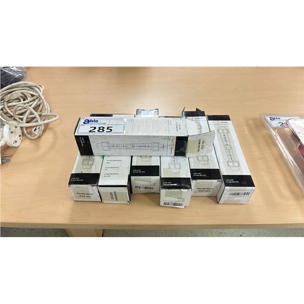 GROUP OF 7 FLO METERS LZS-25D 1 " FLO METER 300- 3000 LITRES PER HR