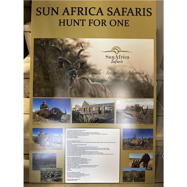 Sun Africa Safaris for One Hunter