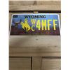 Image 1 : Wyoming Wildlife Conservation Mule Deer Plate with Initials 4MFF