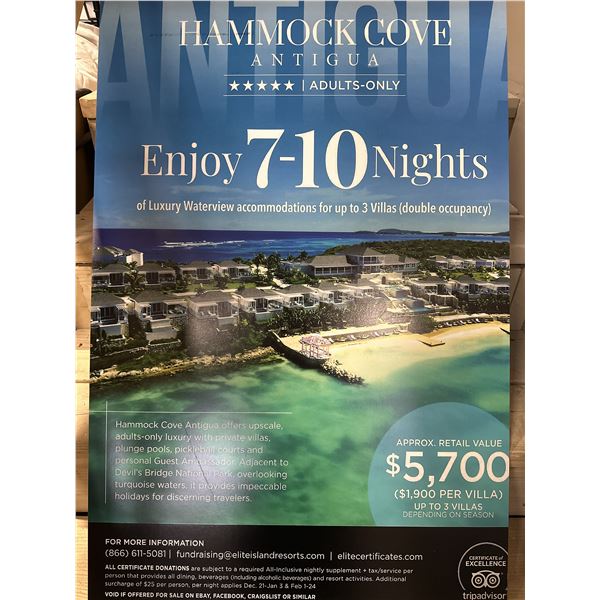 ANTIGUA HAMMOCK COVE - ADULT ONLY 7-10 NIGHTS