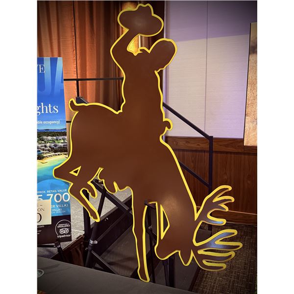 MULE DEER STEAMBOAT METAL SIGN