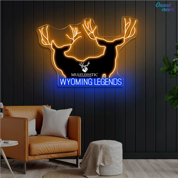WYOMING LEGENDS NEON SIGN - MORTY & POPEYE