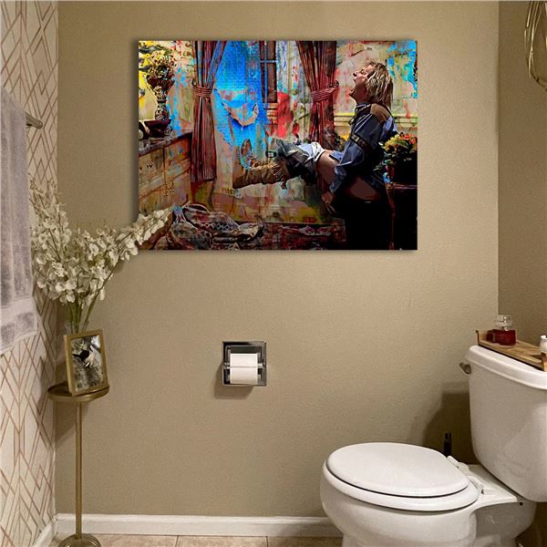 Dumb and Dumber Bathroom Wall Art