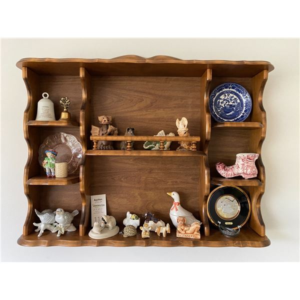 Kickback shelf & contents A