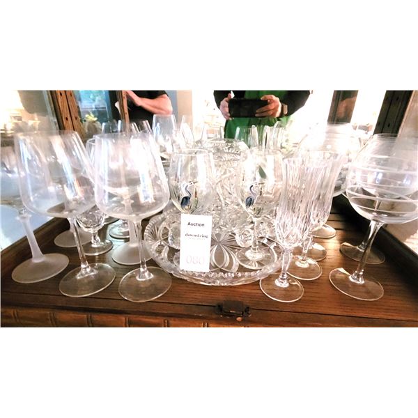 Glass and crystal glassware A