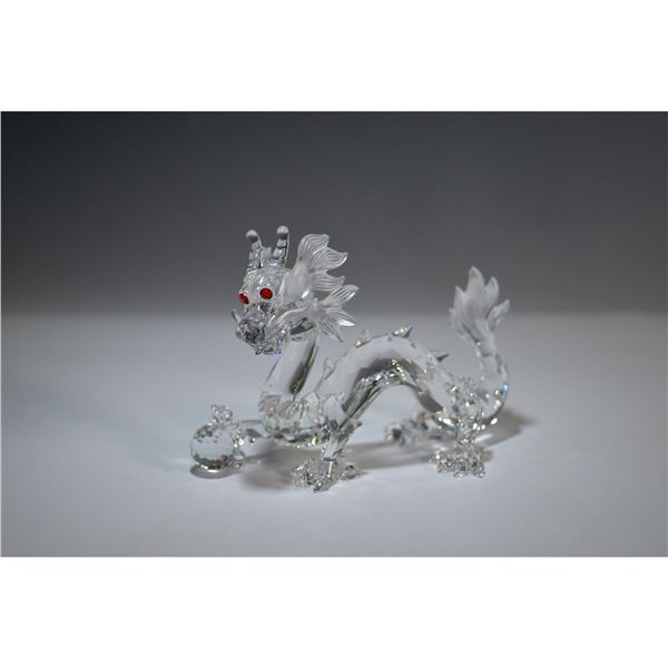 Swarovski Crystal Figurine, SCS Dragon 1997