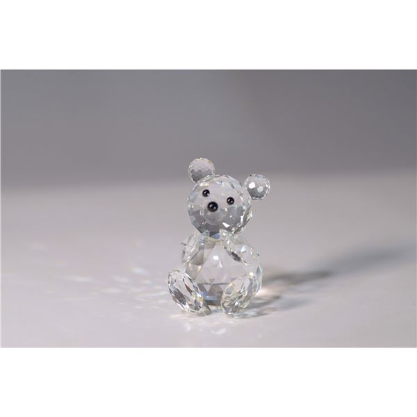 Swarovski Crystal Figurine, Bear Small 010004