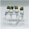 Image 2 : Swarovski Crystal Figurine, Bee-Eaters with Original Box