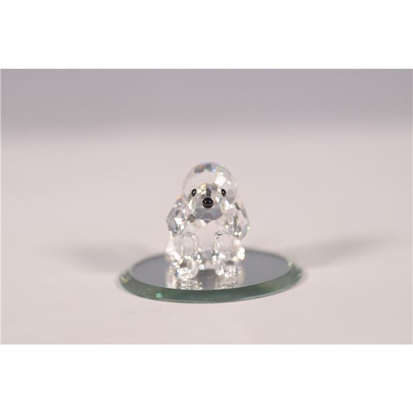 Swarovski Crystal Figurine, Beagle Puppy Sitting 158418