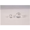 Image 1 : 2pc Swarovski Crystal Figurines, Mini & Small Blowfish 013960 & 012724